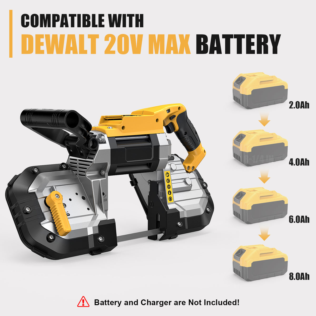 20V Brushless Handled Band Saw  5'' Cutting Capacity (No Battery)
