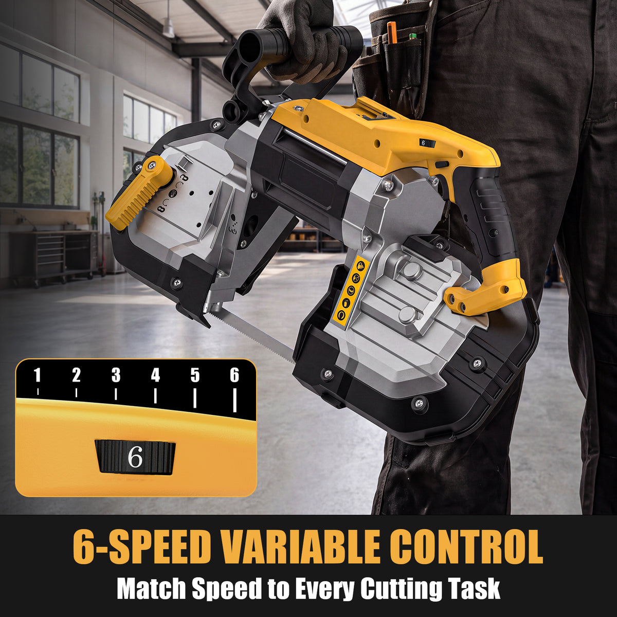 20V Brushless Handled Band Saw  5'' Cutting Capacity (No Battery)